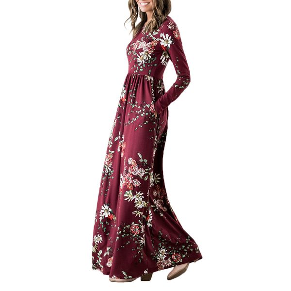 casual dresses party floral print long sleeve gifts women dress holiday with pockets fashion waist pleated crew neck daily maxi elegant, Black;gray
casual dresses party floral print long sleeve gifts women dress holiday with pockets fashion waist pleated crew neck daily maxi elegant, Black;gray