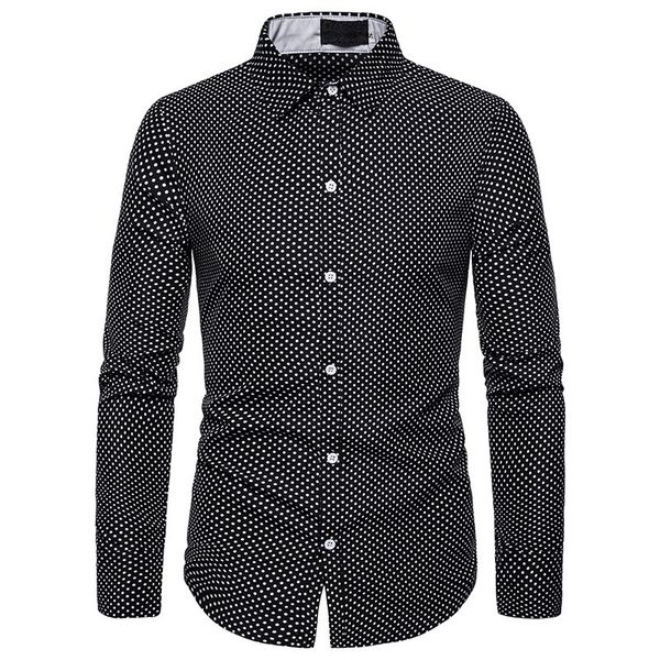 мужская горошек печати рубашка дизайнер slim fit с длинным рукавом нагрудные шеи рубашка мужской моды повседневная одежда, White;black
мужская горошек печати рубашка дизайнер slim fit с длинным рукавом нагрудные шеи рубашка мужской моды повседневная одежда, White;black