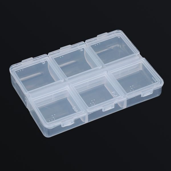 transparent plastic storage 6-day pill boxes tablet container nail art tip holder braille pill jewelry box organization storage
transparent plastic storage 6-day pill boxes tablet container nail art tip holder braille pill jewelry box organization storage