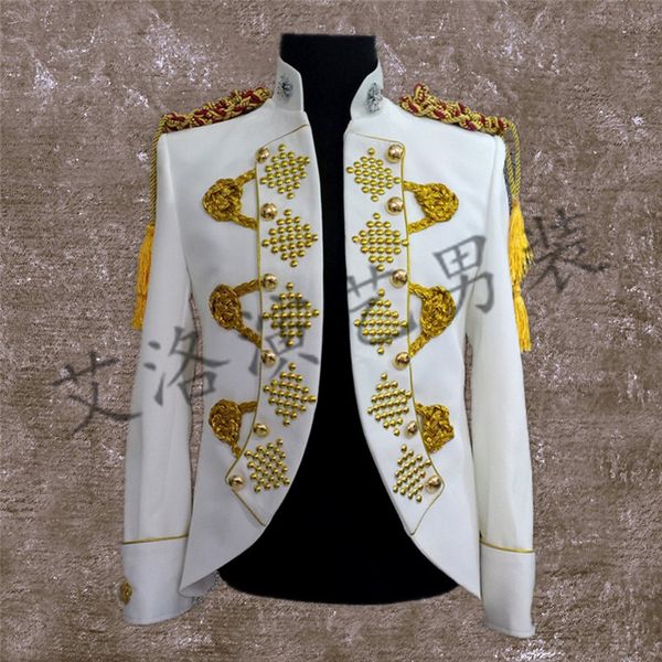 men's suits & blazers s-5xl 2021 plus size fashion slim bigbang european court costume suit jacket clothing stage singer costumes, White;black
men's suits & blazers s-5xl 2021 plus size fashion slim bigbang european court costume suit jacket clothing stage singer costumes, White;black