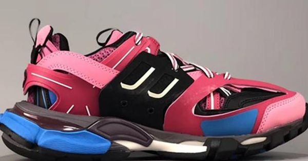 triple s 3.0 new color pink blue white tess s men women clunky sneaker casual shoes designer shoe with dust bag, Black
triple s 3.0 new color pink blue white tess s men women clunky sneaker casual shoes designer shoe with dust bag, Black