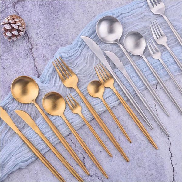gold tableware set 304 402 stainless steel food grade soup spoon fork knife suit banquet tableware wedding decoration
gold tableware set 304 402 stainless steel food grade soup spoon fork knife suit banquet tableware wedding decoration