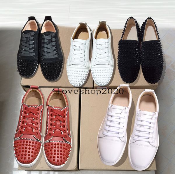 полный красной подошвой ботинка low cut замша spike обувь для мужчин и женщин дизайнер кроссовки свадьба кристалл кожа кроссовки красные туф, Black
полный красной подошвой ботинка low cut замша spike обувь для мужчин и женщин дизайнер кроссовки свадьба кристалл кожа кроссовки красные туф, Black