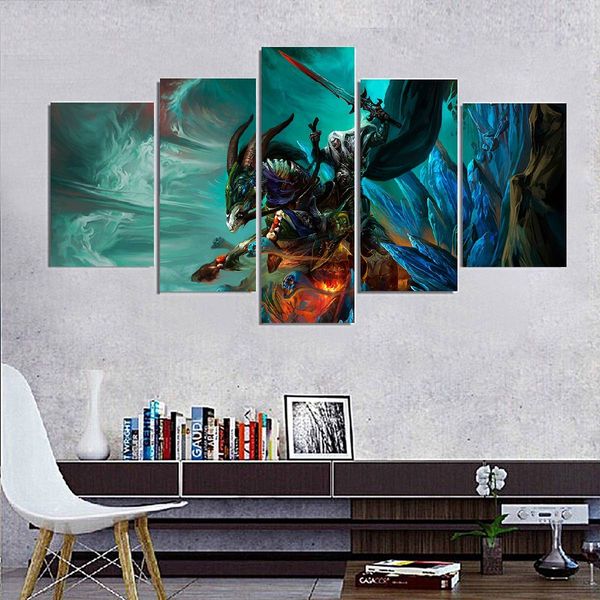 5pcs/set unframed evil knight riding a horse game hd print on canvas wall art painting for living room decor
5pcs/set unframed evil knight riding a horse game hd print on canvas wall art painting for living room decor