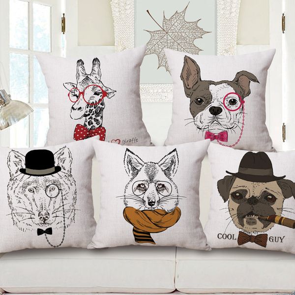 new pattern animal head portrait pillow hold cotton pillow case cartoon animal cushion
new pattern animal head portrait pillow hold cotton pillow case cartoon animal cushion