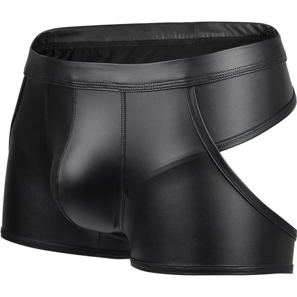 men hollow out underwear low rise u conver boxer shorts underpants erotic men imitation leather lingerie clothings stage per, White;black
men hollow out underwear low rise u conver boxer shorts underpants erotic men imitation leather lingerie clothings stage per, White;black