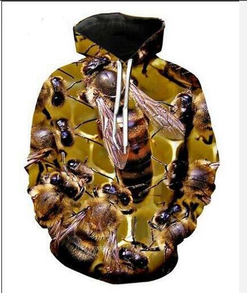 new fashion harajuku style 3d printing hoodies bee animal men women autumn and winter sweatshirt hoodies coats bwq0217, Black
new fashion harajuku style 3d printing hoodies bee animal men women autumn and winter sweatshirt hoodies coats bwq0217, Black