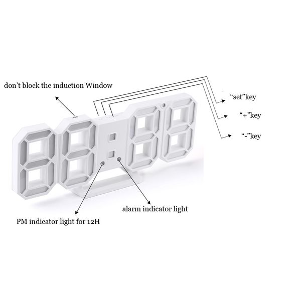 practical table desk night wall digital led clock alarm watch 24/12 hour display led digital deskdecoration for bedroom
practical table desk night wall digital led clock alarm watch 24/12 hour display led digital deskdecoration for bedroom
