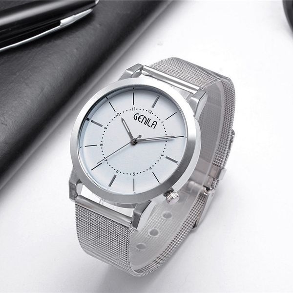 simple fashion men's watch classic quartz stainless steel watch men's wrist party decoration suit dress gifts male, Slivery;brown
simple fashion men's watch classic quartz stainless steel watch men's wrist party decoration suit dress gifts male, Slivery;brown