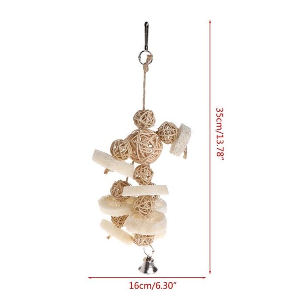 parrot chew bite training cage bell pure natural primary retinervus luffae fructus sepaktakraw gnaw toys
parrot chew bite training cage bell pure natural primary retinervus luffae fructus sepaktakraw gnaw toys