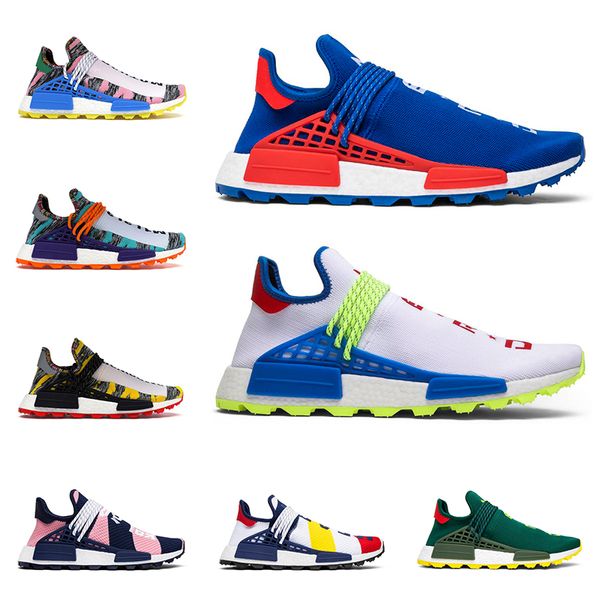 

2019 new human race pharrell williams men women running shoes homecoming solar pack bbc mens trainers fashion runners sports sneakers