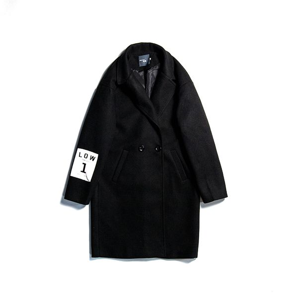 2017 winter new arrival fashion wool blends coat thickening clothes overcoat loose solid color windbreaker, Black
2017 winter new arrival fashion wool blends coat thickening clothes overcoat loose solid color windbreaker, Black