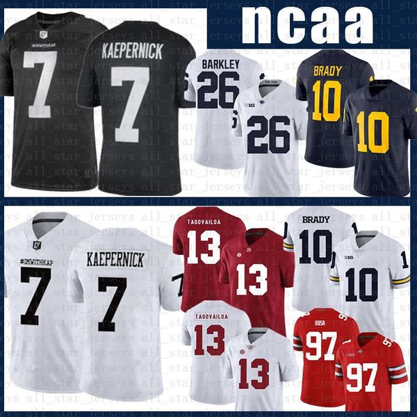 im with kap colin 7 kaepernick imwithkap jersey 26 saquon barkley 10 tom brady 13 tua tagovailoa tide wolverines lion wolverines tide ncaa, Black;red
im with kap colin 7 kaepernick imwithkap jersey 26 saquon barkley 10 tom brady 13 tua tagovailoa tide wolverines lion wolverines tide ncaa, Black;red