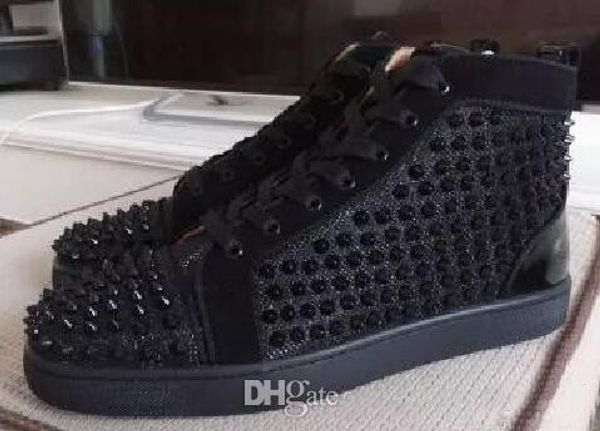 оптовая красный подошвы мужчины женщины red bottom мода кроссовки black sand net с шипы high top узелок мужская марка комфортные повседневна
оптовая красный подошвы мужчины женщины red bottom мода кроссовки black sand net с шипы high top узелок мужская марка комфортные повседневна