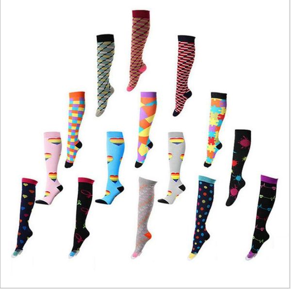compression socks female male multicolor running elastic nursing calf stockings riding compression socks, Black
compression socks female male multicolor running elastic nursing calf stockings riding compression socks, Black