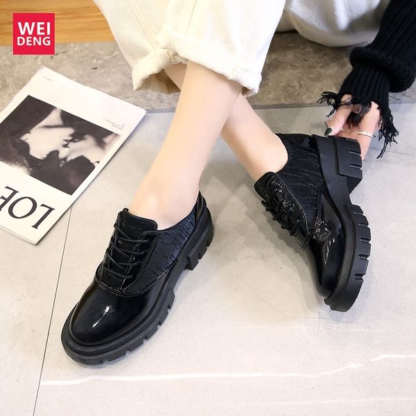 weideng casual retro classic ankle boots women working shoes heels lace up increase 6 cm british style, Black
weideng casual retro classic ankle boots women working shoes heels lace up increase 6 cm british style, Black