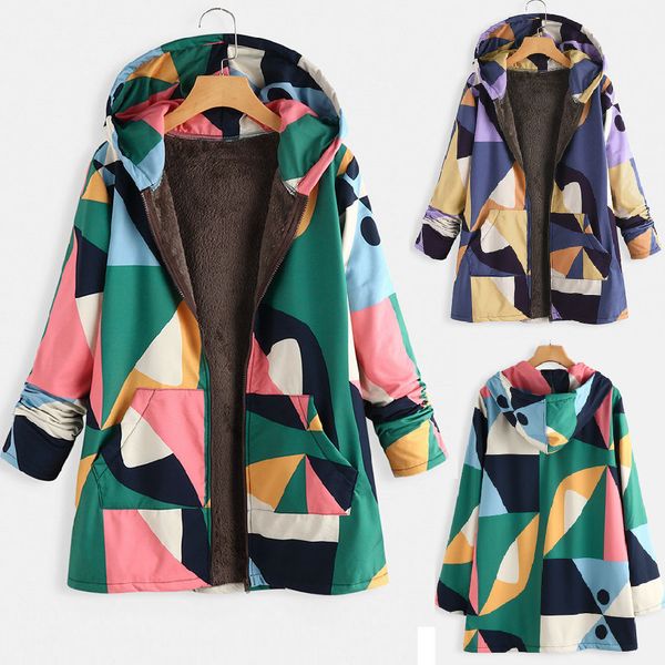 women's down & parkas splice print winter coat women plus size casual loose long sleeve parka female warm vintage asymmetrical hooded o, Black
women's down & parkas splice print winter coat women plus size casual loose long sleeve parka female warm vintage asymmetrical hooded o, Black