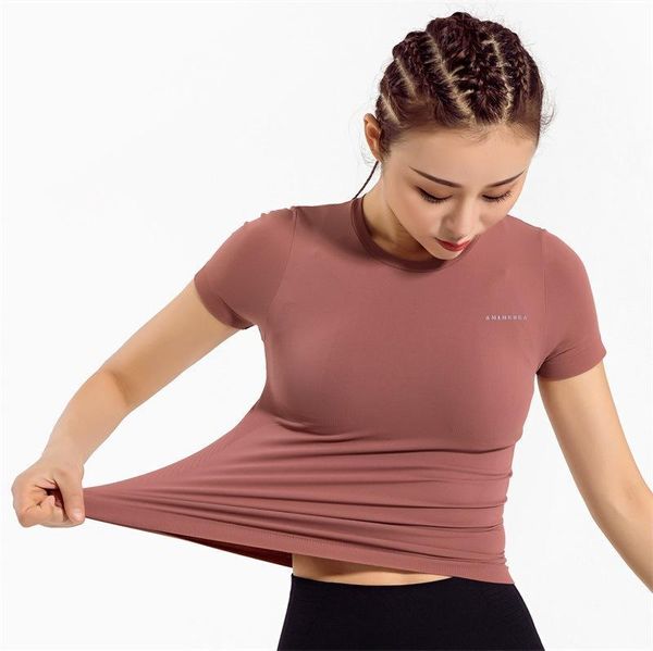fashion women yoga quick-drying slim t-shirt elastic fitness tights workout skin affinity nude feeling
fashion women yoga quick-drying slim t-shirt elastic fitness tights workout skin affinity nude feeling