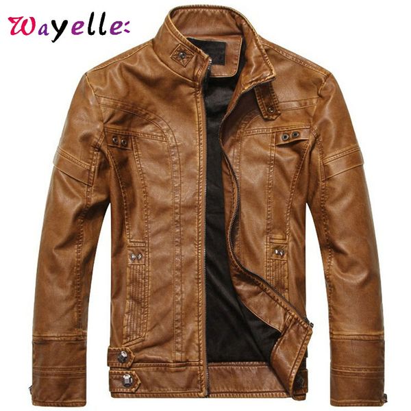 pu leather jacket mens motorcycle fleece warm pu leather jacket men winter 2019 solid zipper punk style mens, Black
pu leather jacket mens motorcycle fleece warm pu leather jacket men winter 2019 solid zipper punk style mens, Black