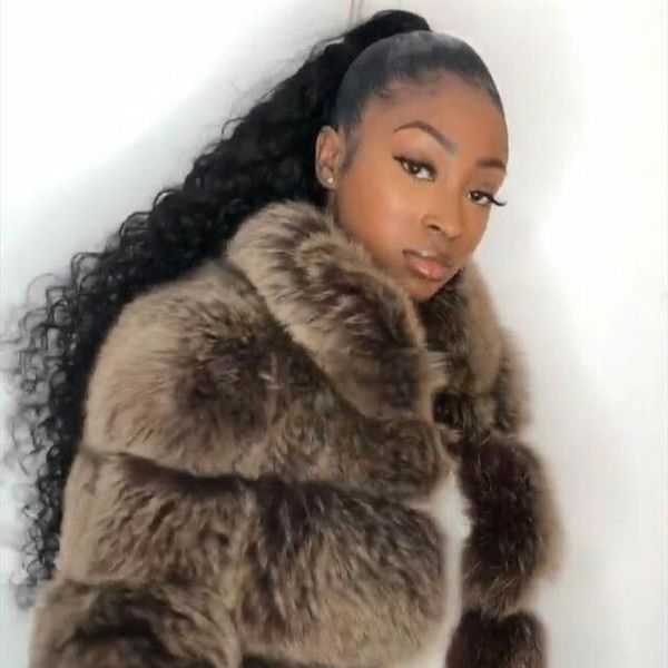 natural hair ponytail clip in hair extensions machine made remy kinky curly european human hair pontail chocolate brown black 10" to 24
natural hair ponytail clip in hair extensions machine made remy kinky curly european human hair pontail chocolate brown black 10" to 24