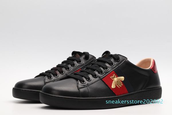 ace designer shoes for men woman luxury triple black white red leather casual vintage star stripe snake bee sneakers platform trainers s02
ace designer shoes for men woman luxury triple black white red leather casual vintage star stripe snake bee sneakers platform trainers s02