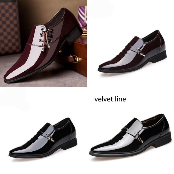 men dress italian leather shoes slip on fashion men leather moccasin glitter formal male shoes pointed toe shoes for men, Black
men dress italian leather shoes slip on fashion men leather moccasin glitter formal male shoes pointed toe shoes for men, Black