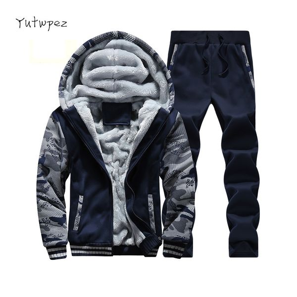 tracksuit men winter new plus velvet thick inner fleece 2pc jacket+pant men camouflage army casual warm hooded moleton masculino, Gray
tracksuit men winter new plus velvet thick inner fleece 2pc jacket+pant men camouflage army casual warm hooded moleton masculino, Gray