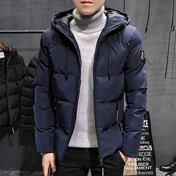 autumn and winter new style cotton-padded clothes men's korean-style stylish handsome men's jacket hooded slim fit fashion, Black
autumn and winter new style cotton-padded clothes men's korean-style stylish handsome men's jacket hooded slim fit fashion, Black