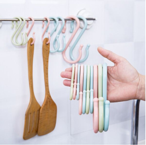s shape plastic hook wall sundries hanger kitchen bathroom tools wall organizer creative multifunction storage hooks
s shape plastic hook wall sundries hanger kitchen bathroom tools wall organizer creative multifunction storage hooks