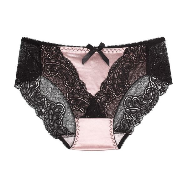 new arrival women's lace panties seamless satin breathable panty hollow briefs plus size girl underwear, Black;pink
new arrival women's lace panties seamless satin breathable panty hollow briefs plus size girl underwear, Black;pink