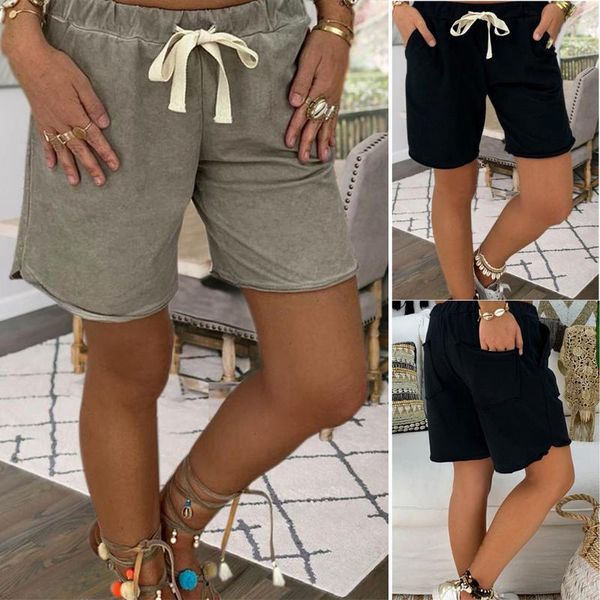 plus size casual drawstring shorts women summer fashion elastic waist shorts with pockets ladies comfortable long m-3xl, White;black
plus size casual drawstring shorts women summer fashion elastic waist shorts with pockets ladies comfortable long m-3xl, White;black