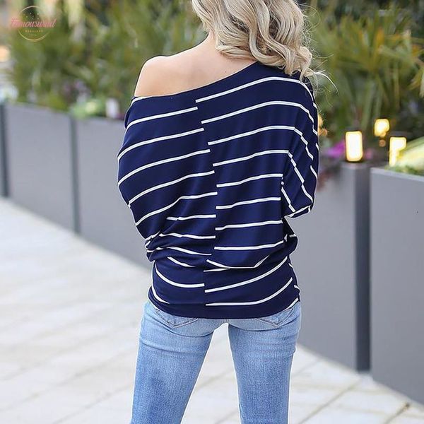 autumn women one off shoulder batwing long sleeve stripe full shirts female casual loose t shirts sj015x, White
autumn women one off shoulder batwing long sleeve stripe full shirts female casual loose t shirts sj015x, White