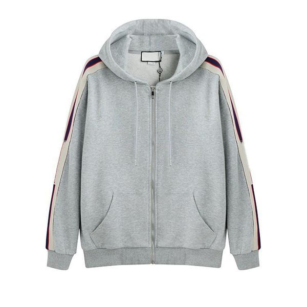 2018 gray luxury italy модельер brand new капюшоном zip-up толстовка с логотипом stripe мужские толстовки женщин кофты мужчина одежда, Black
2018 gray luxury italy модельер brand new капюшоном zip-up толстовка с логотипом stripe мужские толстовки женщин кофты мужчина одежда, Black