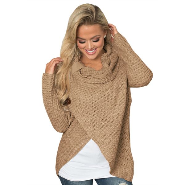 women o neck loose irregular sweater autumn winter women clothingnew knitted pullovers casual long sleeve solid sweater, White;black
women o neck loose irregular sweater autumn winter women clothingnew knitted pullovers casual long sleeve solid sweater, White;black