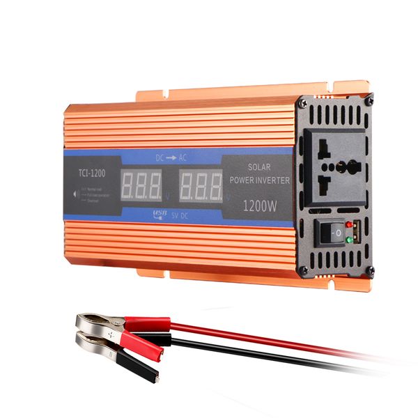 700w pure sine wave car power inverter 1200w power dc 12v to ac220v with lcd display
700w pure sine wave car power inverter 1200w power dc 12v to ac220v with lcd display