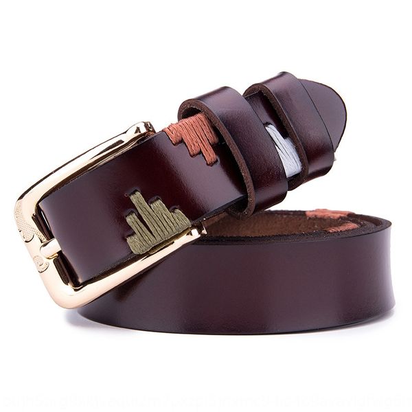 simple all-match cowhide genuine leather women's sewing belt fashion casual jeans and jeans women's belt, Black;brown
simple all-match cowhide genuine leather women's sewing belt fashion casual jeans and jeans women's belt, Black;brown