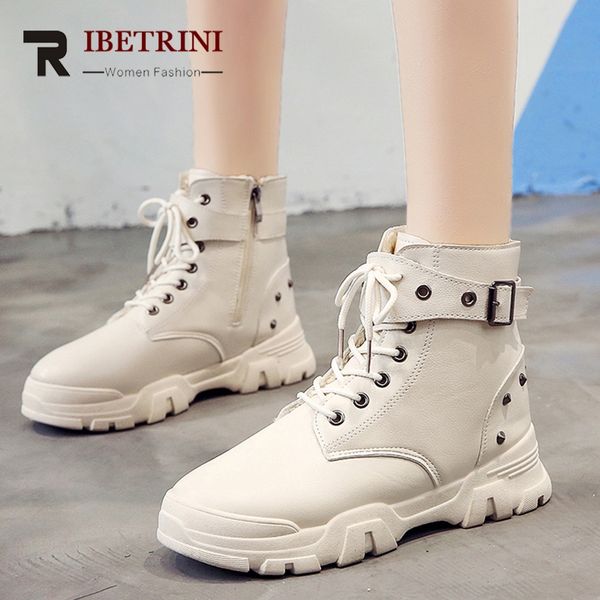 ribetrini new fashion belt buckle ladies flat with shoes woman zip cross tied rivet ankle boots casual boots women, Black
ribetrini new fashion belt buckle ladies flat with shoes woman zip cross tied rivet ankle boots casual boots women, Black