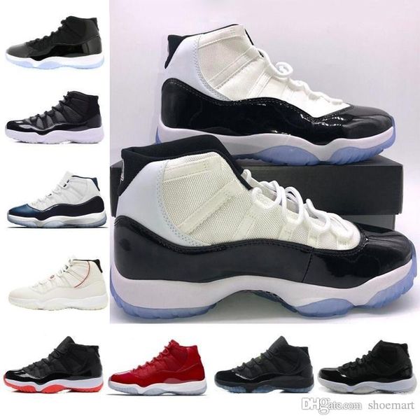 2019 concord high 45 11 xi 11s cap and gown prm heiress gym red chicago platinum tint space jams men basketball shoes sports sneakers, Black
2019 concord high 45 11 xi 11s cap and gown prm heiress gym red chicago platinum tint space jams men basketball shoes sports sneakers, Black