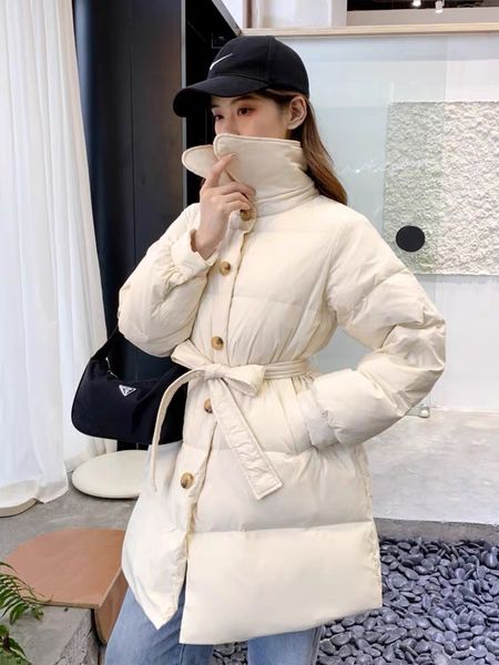 new winter 2019 korean edition sweet waist is thin and thin medium length fund a version white duck down thickening down jacket female, Black
new winter 2019 korean edition sweet waist is thin and thin medium length fund a version white duck down thickening down jacket female, Black