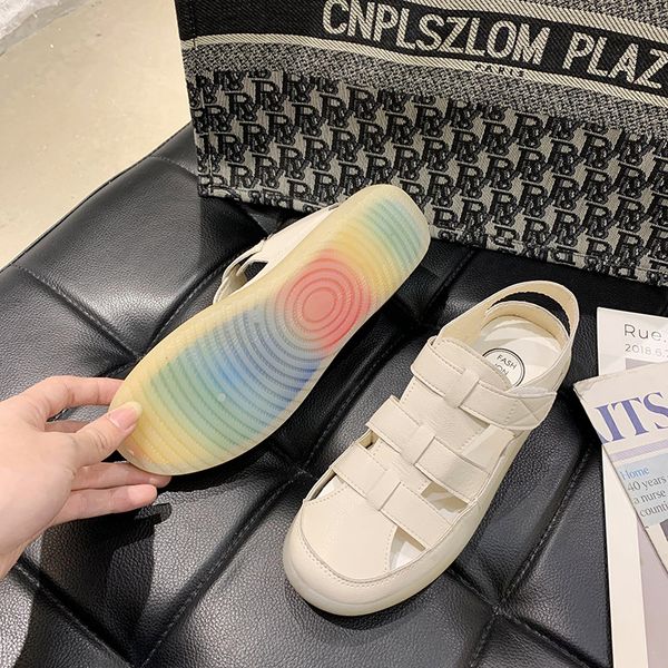 cinessd pu summer sandals women shoes rainbow soft flat sandals woman 2020 fashion hollow casual shoes woman chaussures femme 40, Black
cinessd pu summer sandals women shoes rainbow soft flat sandals woman 2020 fashion hollow casual shoes woman chaussures femme 40, Black
