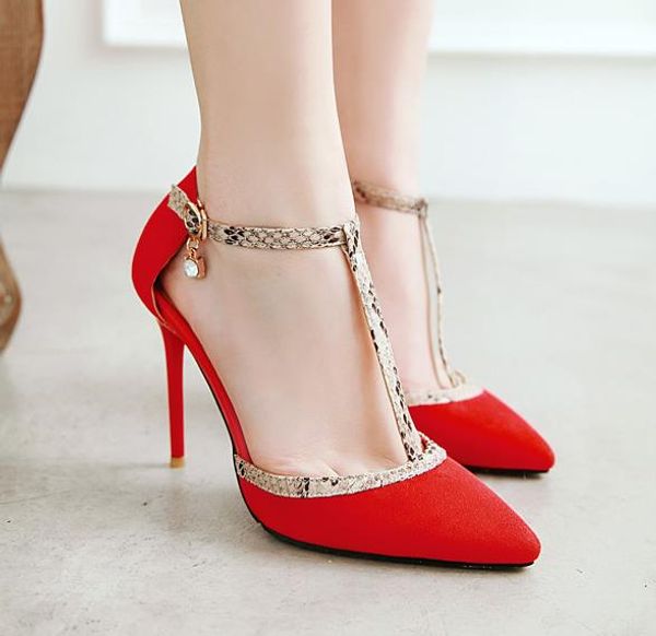 size 32 to 42 to 46 chic red high heels t strap designer pumps fashion luxury designer women shoes, Black
size 32 to 42 to 46 chic red high heels t strap designer pumps fashion luxury designer women shoes, Black