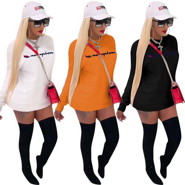 Женщины Champions Letter Hoodie Dress Brand Длинные футболки Платья Осень-Осень зима Пуловер Юбка большого размера Толстовки и свитера
Женщины Champions Letter Hoodie Dress Brand Длинные футболки Платья Осень-Осень зима Пуловер Юбка большого размера Толстовки и свитера