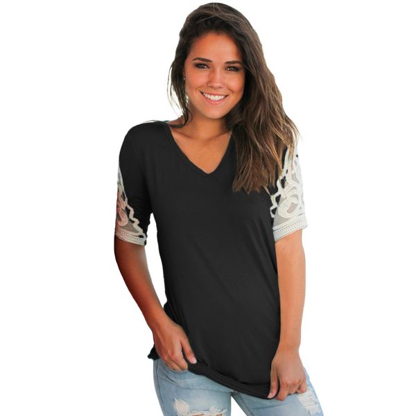 lace tshirt women t shirt 2018 spring summer t-shirt women half sleeve vetement femme ropa mujer kawaii clothes, White
lace tshirt women t shirt 2018 spring summer t-shirt women half sleeve vetement femme ropa mujer kawaii clothes, White