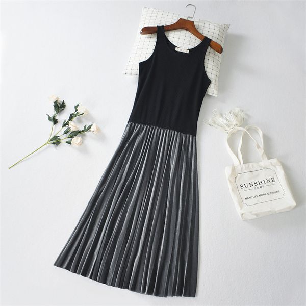 gold velvet pleated vest slip dress women ribbed cotton stretch sleeveless inner sling dress petticoat autumn pleuche full slip, Black;red
gold velvet pleated vest slip dress women ribbed cotton stretch sleeveless inner sling dress petticoat autumn pleuche full slip, Black;red