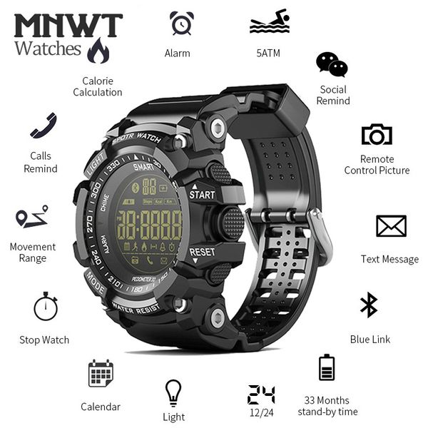 new mnwt ex16 sport smart watch 5atm waterproof outdoor activity tracker heart rate monitor bluetooth watch for android and ios, Slivery;brown
new mnwt ex16 sport smart watch 5atm waterproof outdoor activity tracker heart rate monitor bluetooth watch for android and ios, Slivery;brown