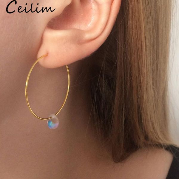 trendy simple hoop earring glass crystal bead dangle earring light weight jewelry accessories golden silver plated wholesale
trendy simple hoop earring glass crystal bead dangle earring light weight jewelry accessories golden silver plated wholesale