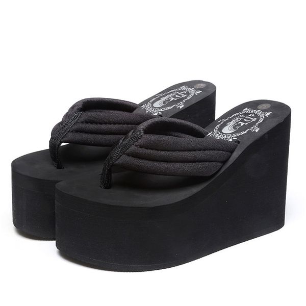 women beach flip flops super high 2019 summer platform shoes woman high heels slip on sandals female fashion slides slipper, Black
women beach flip flops super high 2019 summer platform shoes woman high heels slip on sandals female fashion slides slipper, Black