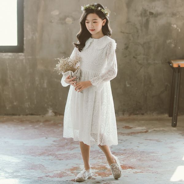 elegant kids girls lace long dress 8 10 12 years party turn down collar long sleeve dresses princess muslim girls clothing, Red;yellow
elegant kids girls lace long dress 8 10 12 years party turn down collar long sleeve dresses princess muslim girls clothing, Red;yellow