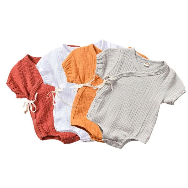 infant newborn baby girls boys romper solid cotton jumpsuit playsuit belt short sleeve summer clothes baby costumes, Blue
infant newborn baby girls boys romper solid cotton jumpsuit playsuit belt short sleeve summer clothes baby costumes, Blue