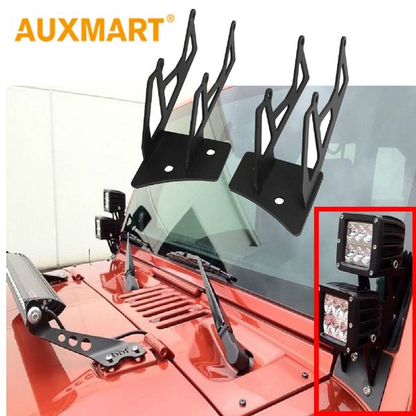 auxmart 2pcs car windshield light bracke offroad dual work light holder mounting holder for for wrangler 2007~2015 4x4
auxmart 2pcs car windshield light bracke offroad dual work light holder mounting holder for for wrangler 2007~2015 4x4